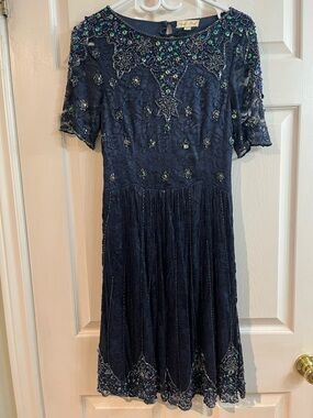 Frock and Frill lace beaded midi dress size 8. GORGEOUS